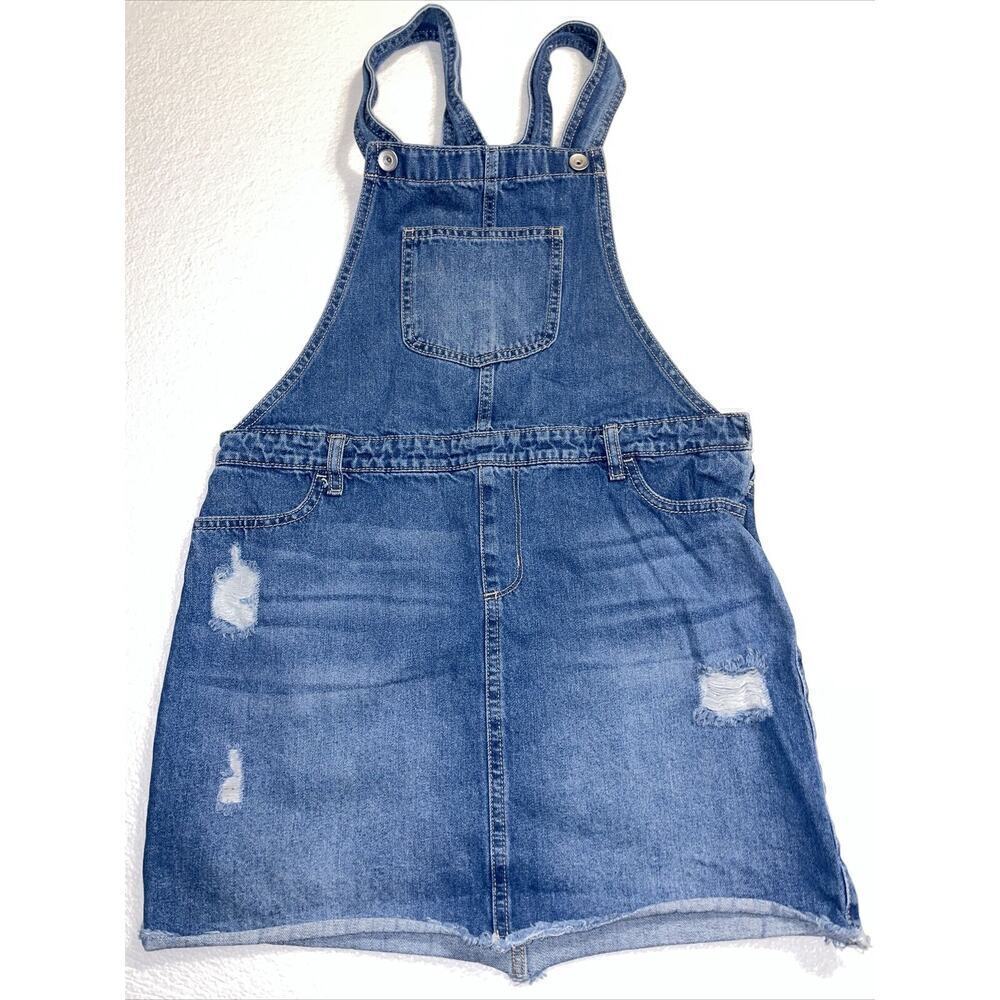Chidrens Place Bib Overall Jean Jumper Size 16 Denim 100% Cotton